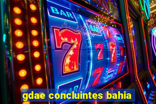 gdae concluintes bahia